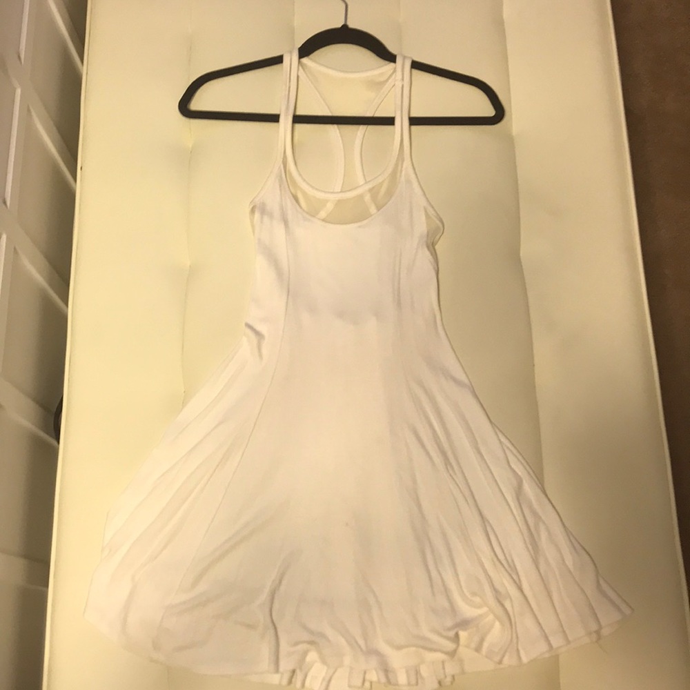 White Racer Back Dress- Urban Outfitters